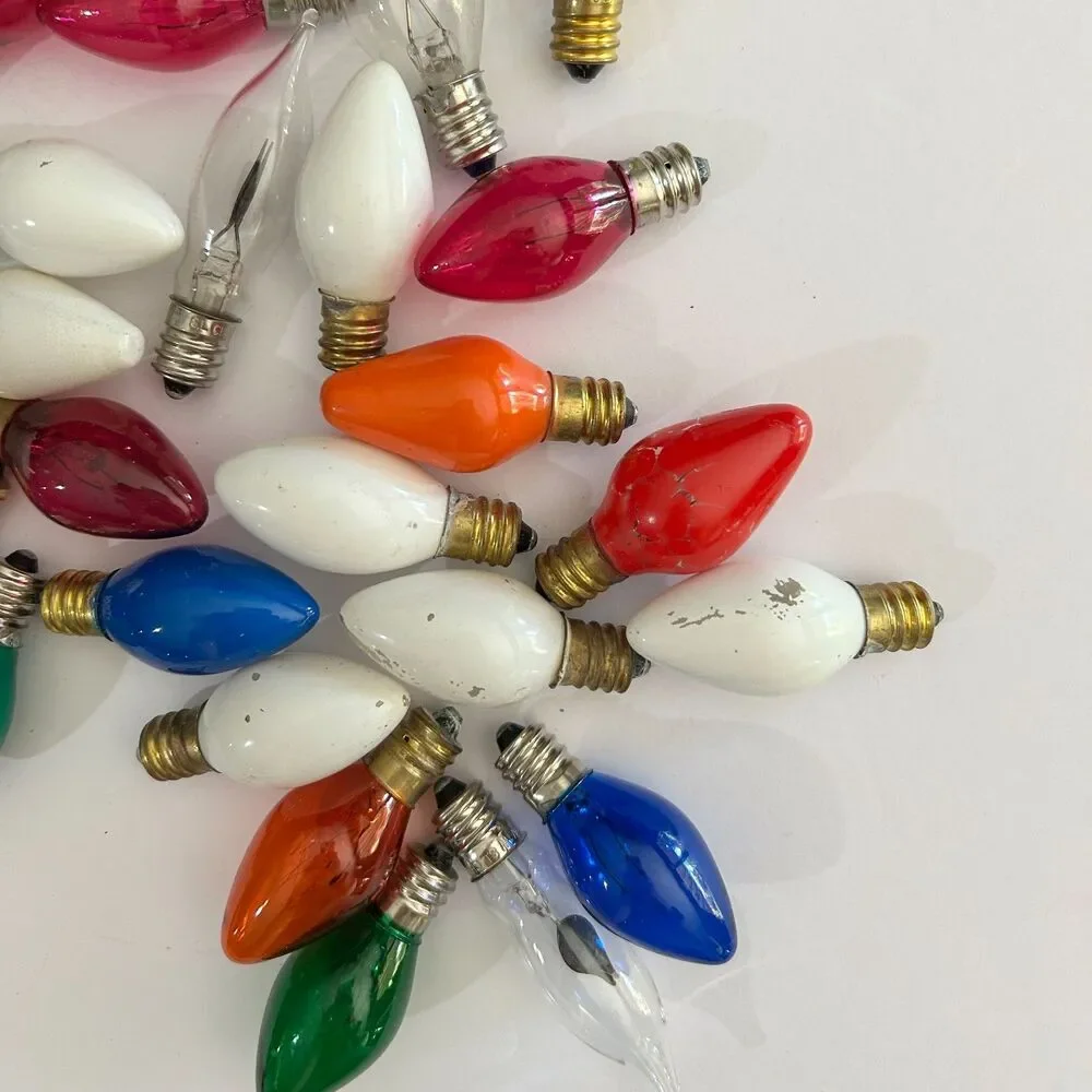 VTG Replace Christmas String Light Bulbs, 34 pc